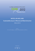 Picture of Water, Air and Land: Sustainability Issues in Mineral and Metal Extraction—PDF